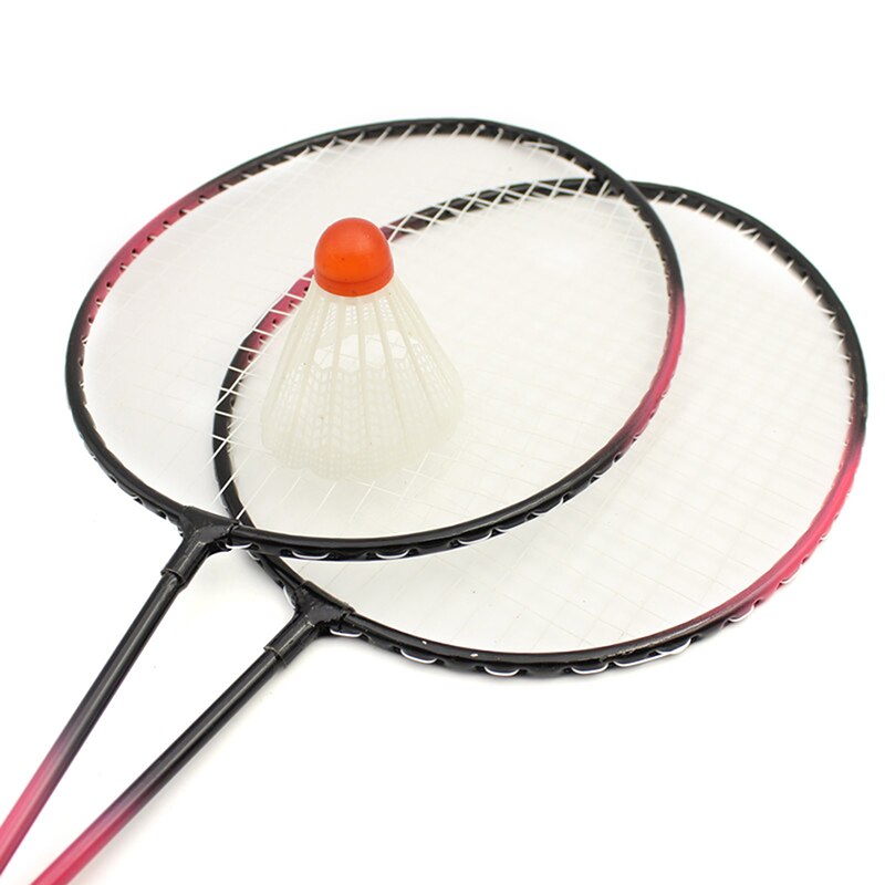 Badminton Rackets Set Family Double Badminton Racquet Titanium Alloy Lightest Playing Badminton Garden Game