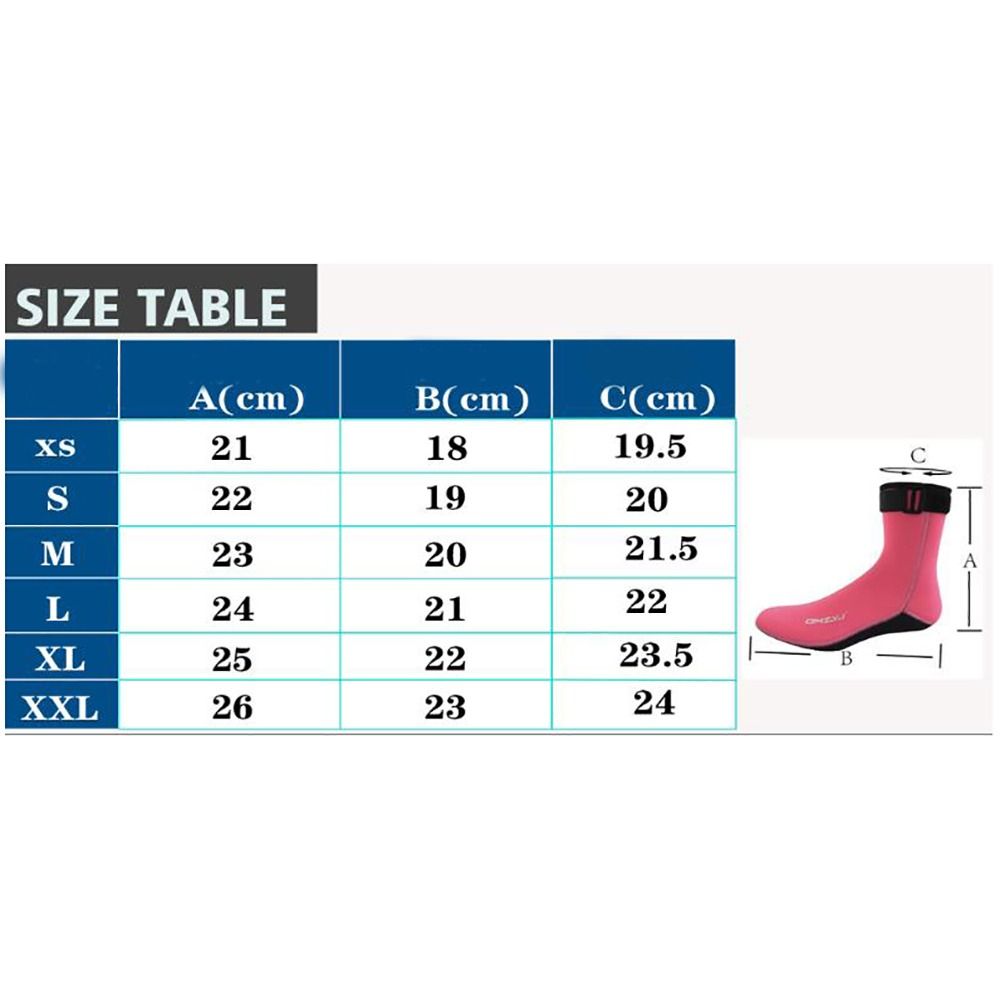 1 par neopren vattenstrumpor halkfria slitstarka dykstrumpor sandtäta våtdräktsstrumpor snorkeltillbehör