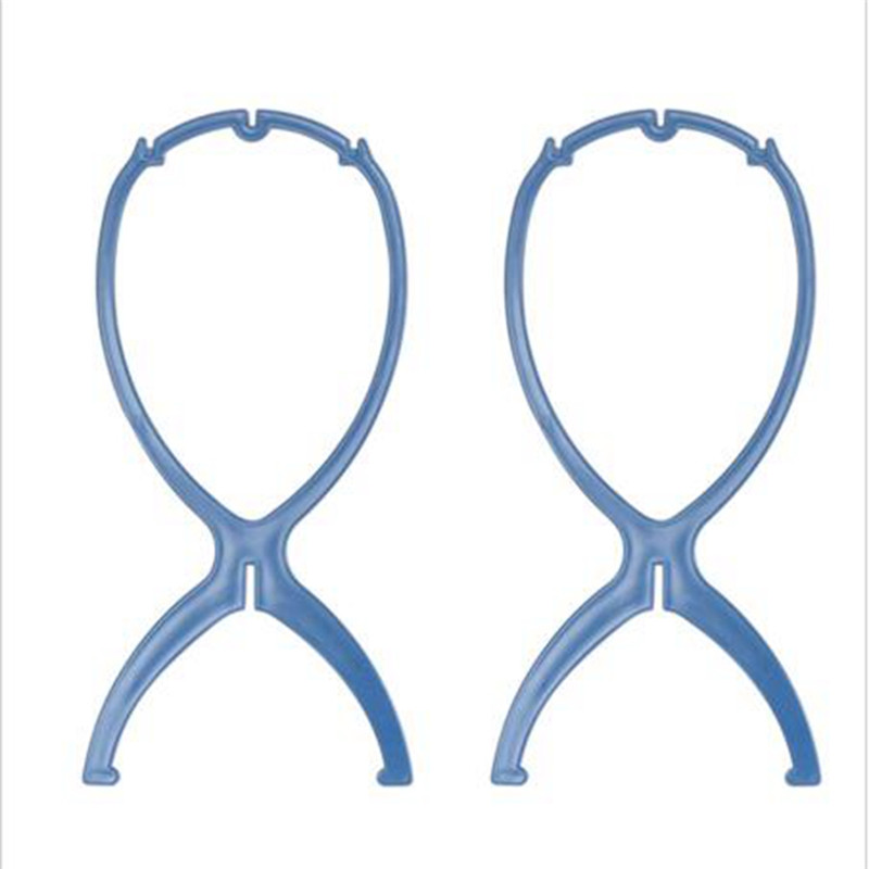 Soporte multiusos para pelucas, accesorio de para cabeza de pelo, ideal para viajes, plegable, de plástico Flexible, 1 unids/lote