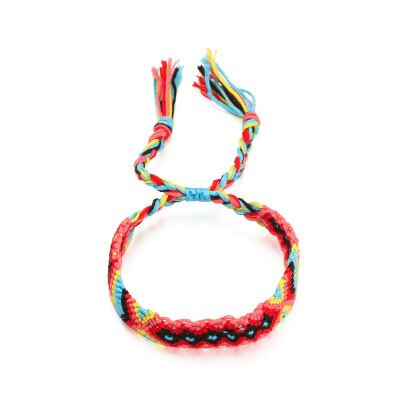 Bracelet d'amitié tressé coloré pour hommes et femmes, chaîne brésilienne en coton, cordon Hippie Surf, bijoux bohème: 8