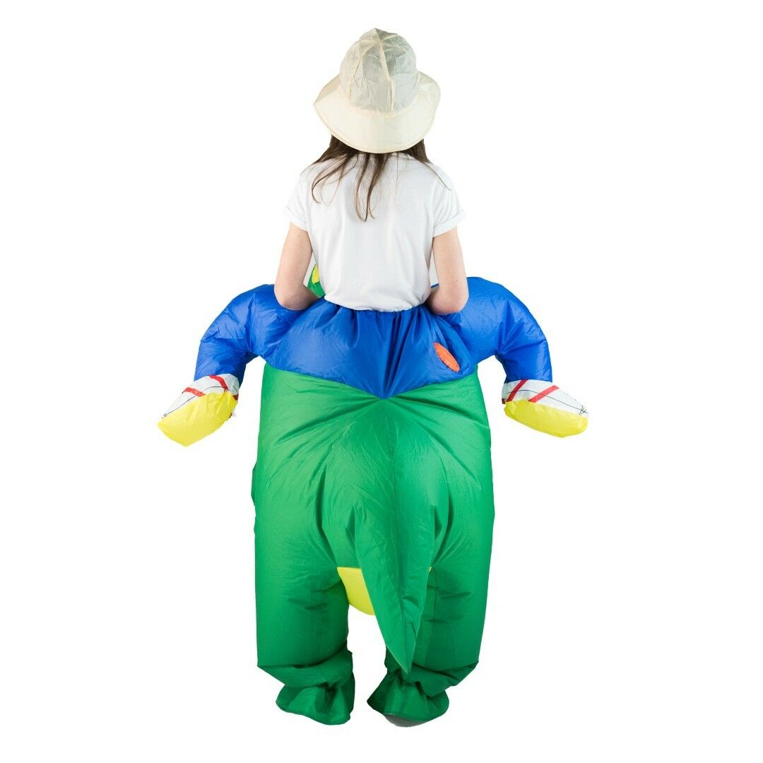 Lapset lasten lapset puhallettava dinosaurus eläin maskotti puku peli juhla fancy mekko halloween