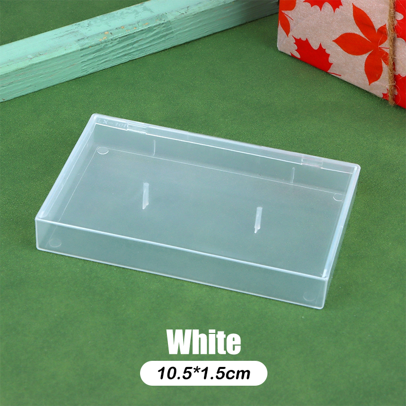 1PC Transparent Cassette Tape Storage Box Dustproof Audio Magnetic Recording Blank Tape Case for Organizing And Protection: Light Grey
