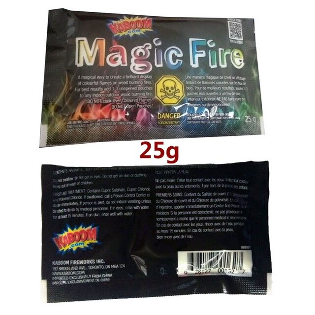 1Pcs Violet Glow-In-The-Dark Speelgoed Magic Fire Night Lichtgevende Sticker Licht Kinderpark Stickers Kids decor: 25g