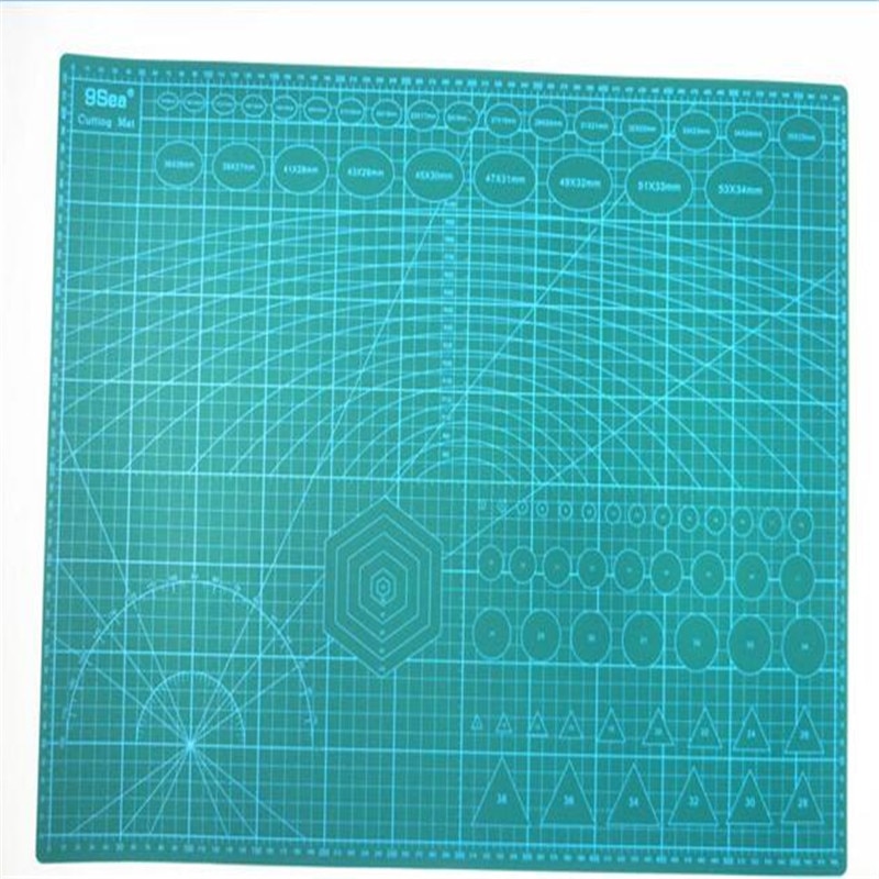 A2 Pvc Rectangle Grid Lines Self Healing Cutting Mat Tool Fabric Leather Paper Craft DIY tools 45cm * 60cm