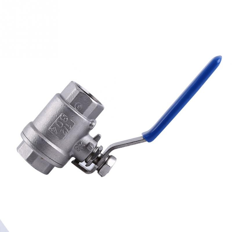 1/2'' NPT Two Pieces Ball Valve Female Thread 2 Way Lever Stainless Steel SS304 Two Ball Valve WOG1000 Female Pipe Valve