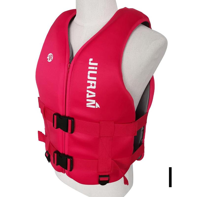 1pc uniwersalny odkryty pływanie żeglarstwo narciarstwo jazda kamizelka ratunkowa kurtka S0DU 8U: Red / XL