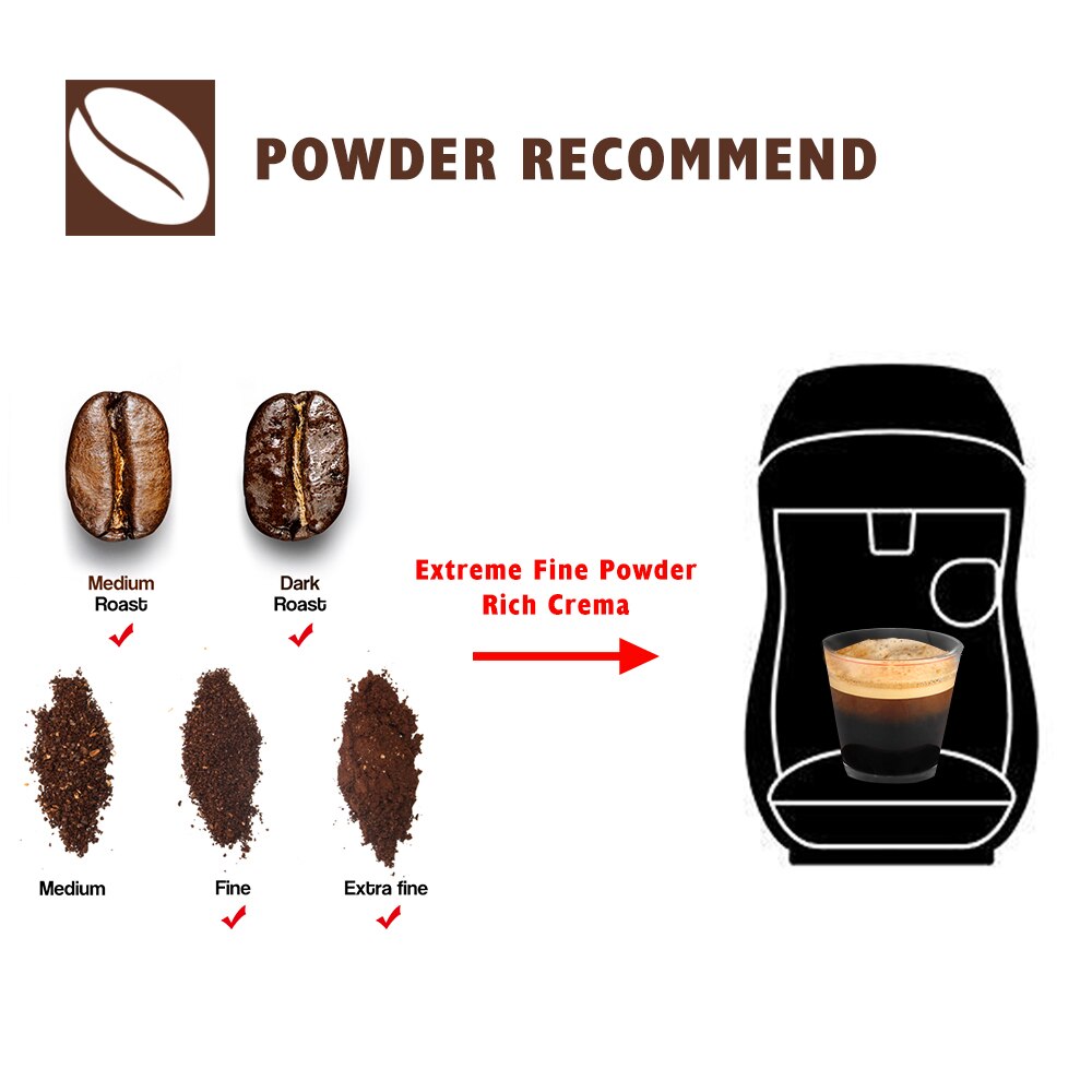 Diy smag genopfyldelige kaffekapsler kompatible med b 0 sch maskine tassim 0 genanvendelige pod crema maker miljøvenlige