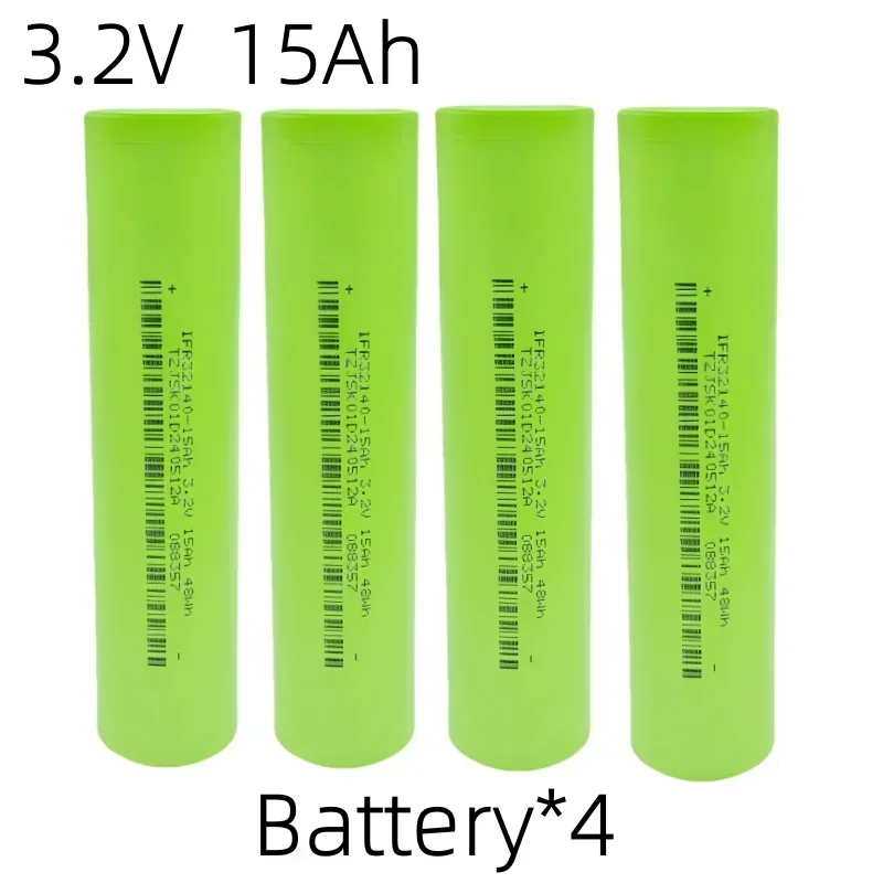 100% Original 32140 3.2V 15Ah LiFePo4 Battery for EV E-Tricycle Ebike Emotorcycle Battery Pack Scooter Outdoor Power Suppl: Pink