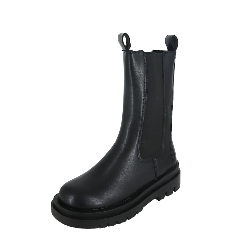 cxmnd plush ChElSEY boots versatile boots children's chimney boots British autumn winter Martin boots: 37
