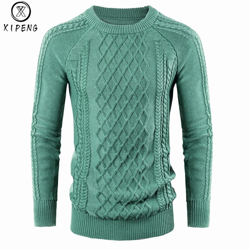 Herfst Winter Heren Trui Truien Katoen Casual Dunne Mannelijke Truien Truien Top Maat M-2XL O Hals Trui Jumpers