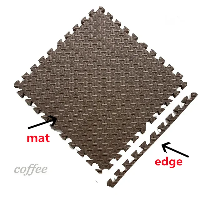 4Pcs Verdikking Mat Voor Kids Kinderen Schuim Vloer Kinderen Stiksels Kruipen Klimmen Thuis Slaapkamer Woonkamer Tatami Spelen mat: coffee