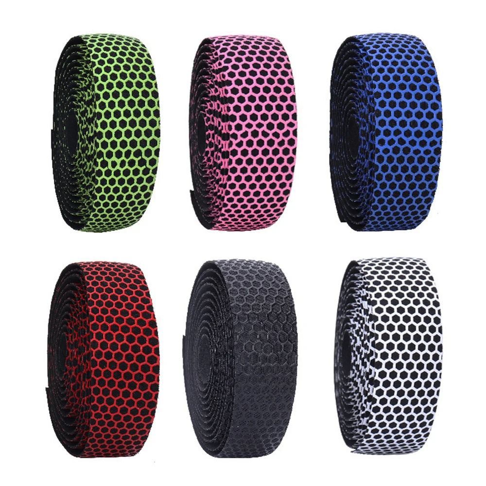 Fietsstuurlint - Racefiets Anti-slip Silica Gel EVA Damping Grip Wrap - 2 stuks