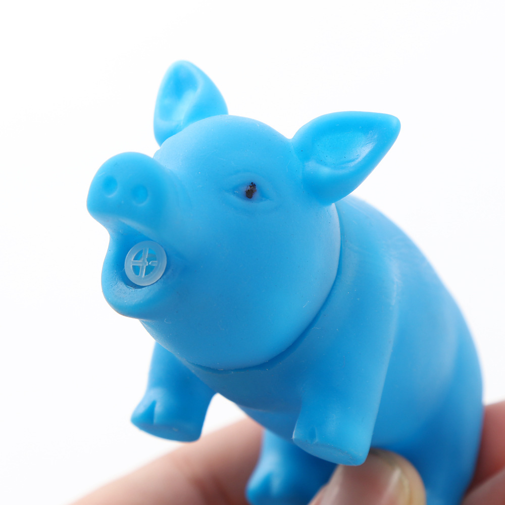 Cute Dog Toys Screaming Rubber Pig Pet Toys Squeak Squeaker Dog Chew Pet Home Decorations Puppy Toy