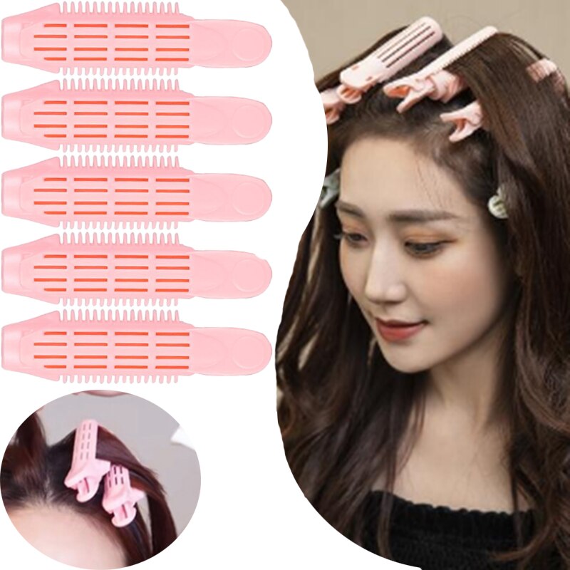 6 Stuks Haar Krultang Clip Self Grip Volume Haar Krultang Clip Natuurlijk Pluizig Krullend Haar Styling Dragen Haar Styling Rollers