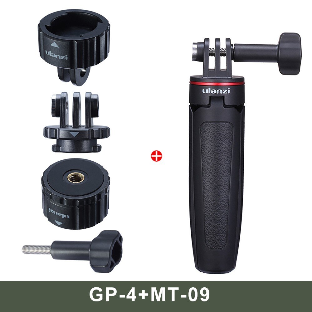 Ulanzi GP-4 schnell Freisetzung Magnetische Montieren Basis GoPro und 1/4'' Stativ Montieren Basis Adapter für GoPro Max/8/7/6/5/4/3 zubehör: GP-4 MT-09