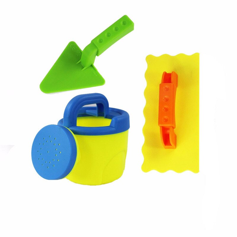 3Pcs Zand Sandbeach Kids Strand Spade Schop Hark Water Gereedschap Speelgoed Voor Kinderen juguetes brinquedos #4j19