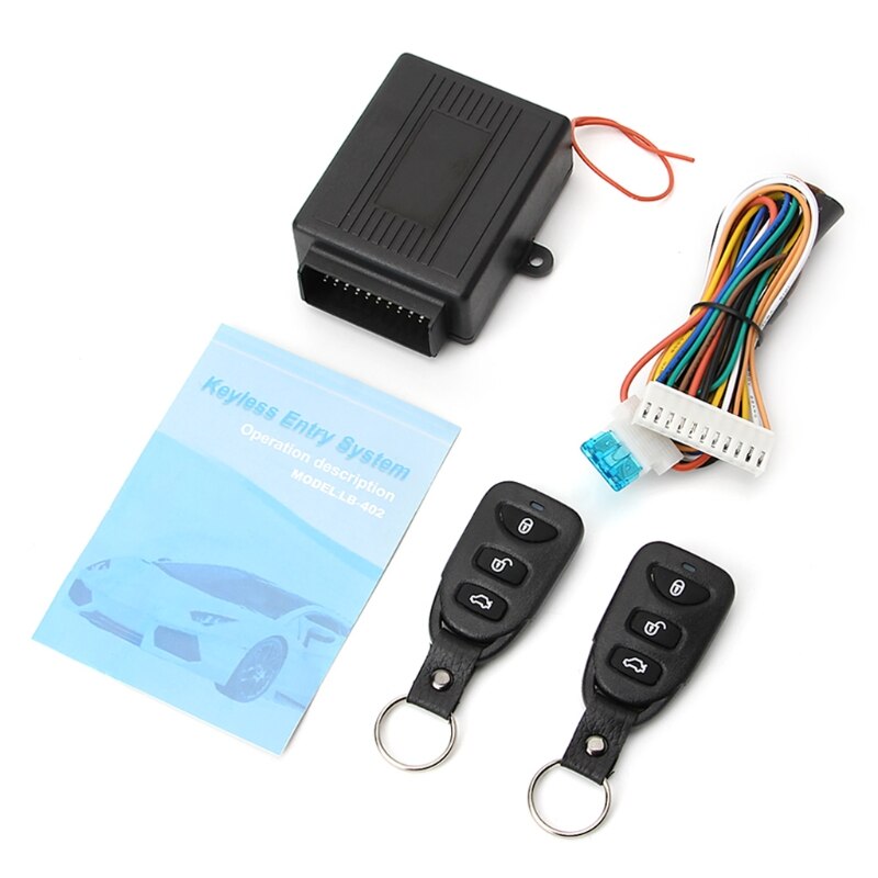 QILEJVS Universele Auto Deurslot Voertuig Keyless Entry Systeem Centrale Kit w/Control Box