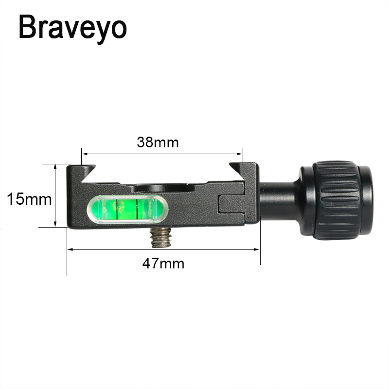Camera Mounting Clamp QR50 Quick Release Plate Clip Aluminum With Horizontal Bubble For Arca Swiss Dslr Panoramic Tripod Head