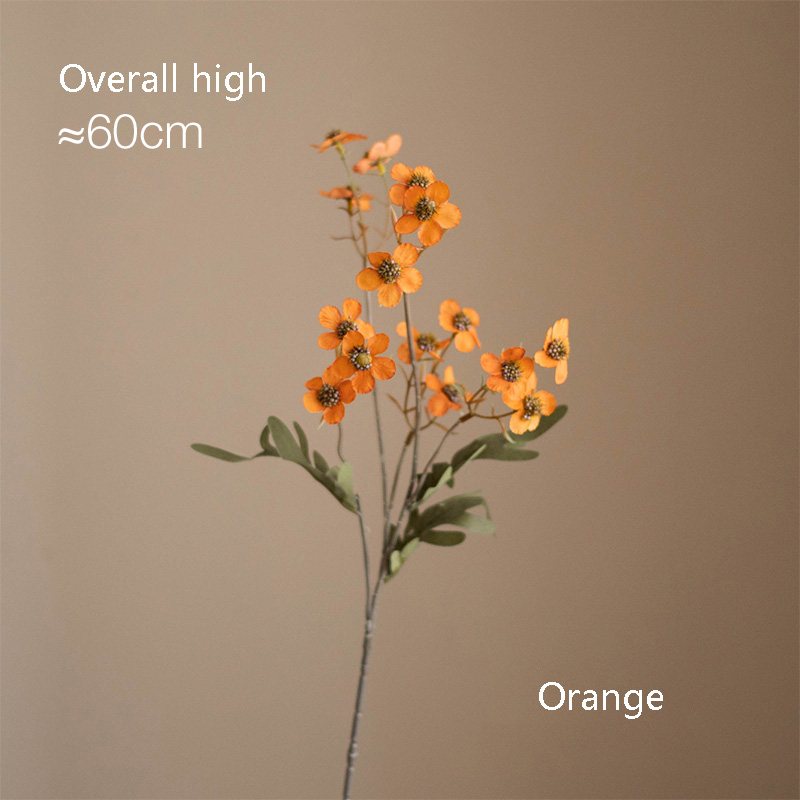 Woondecoratie Simulatie Bloemen, Eettafel En Woonkamer Kunstbloem Ornamenten, Bruiloft Decoratie Bloemen: Oranje