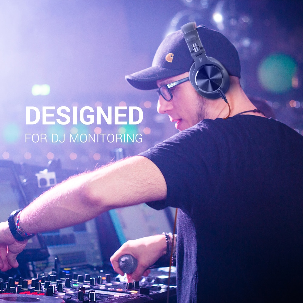 Oneodio A71 Original DJ Headphones Portable Wired Headset with Music Share Lock Stereo Headphone For Recording Monitor