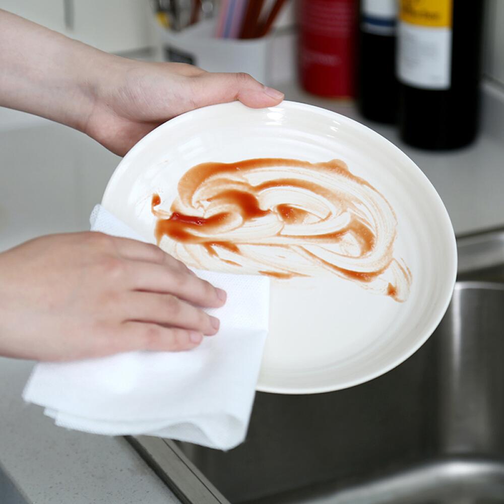 1 Roll Eco-Friendly Cleaning wash cloth Non Woven Duster Cloth Dish Cloth Break Point No Oil Rag Furniture items kitchen towels