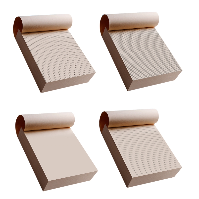 320 Sheets Note Paper Drafting Pad Blank/Lined/Dotted/Grided Eye Caring Paper