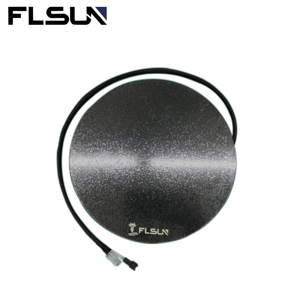 FLSUN-Plataforma de celosía redonda de 24V, Q5, 215mm x 215mm, Kossel circular para impresora FLSUN delta Q5