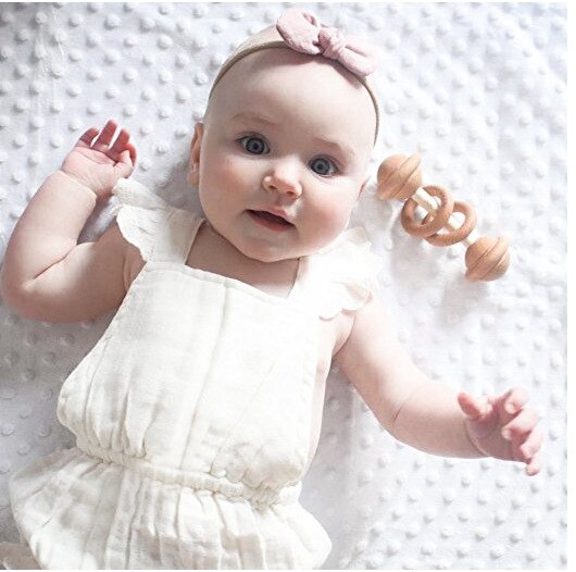 Body bébé barboteuse en lin body pour bébés fille vêtements été bébé nourrisson bouton rose marron blanc barboteuse florale body