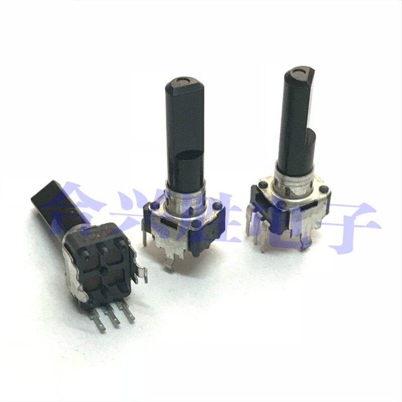 Rotary potentiometer C5K B10K B50K with midpoint volume potentiometer half shaft 23MM