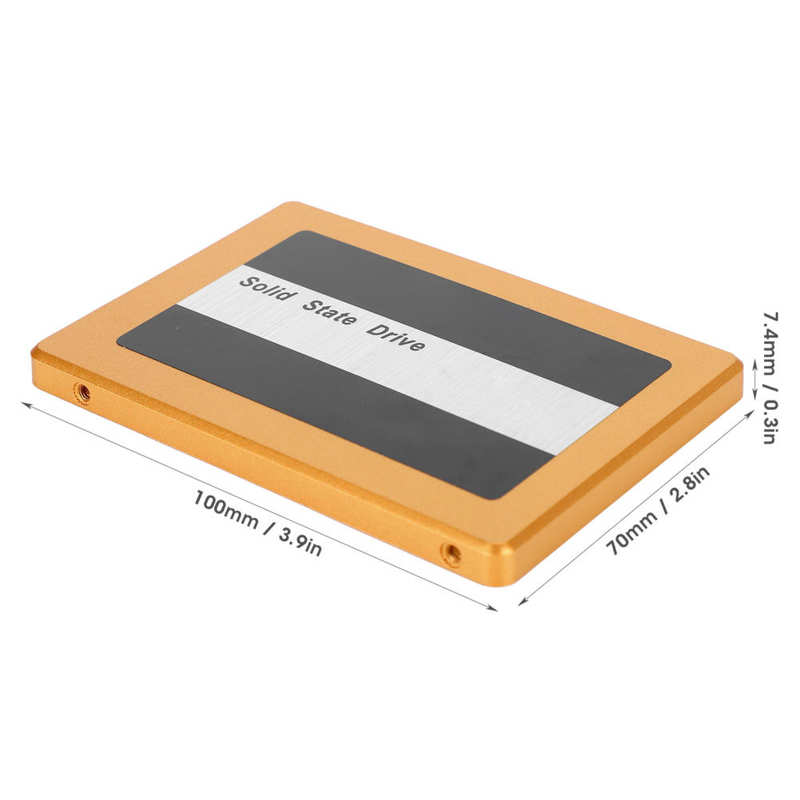 Solid State Hard Disk Drive Gold SSD for Laptop Desktop Computer Parts H2 SATA3.0 2.5 inch Hard Disk