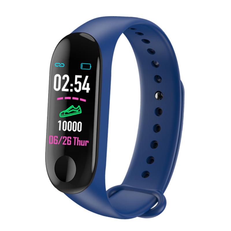 M3 plus smart stegräknare band blodtrycksmätare puls fitness tracker armband stegräknare vattentäta stegräknare: 02