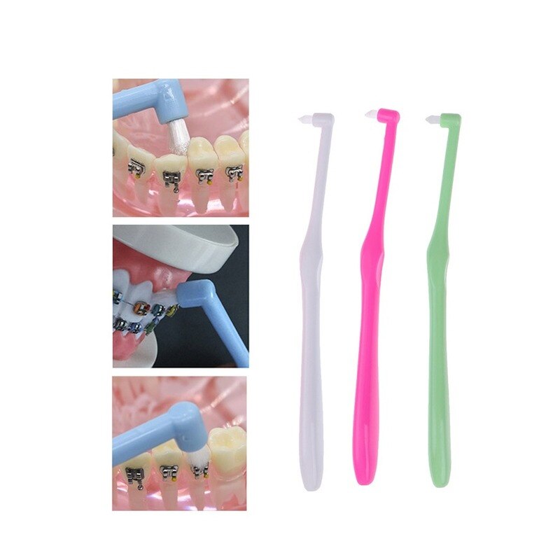 4Pcs Oral Care Orthodontische Tandenborstel Wijsheid Tanden Tuft Borstel Interspace Borstel