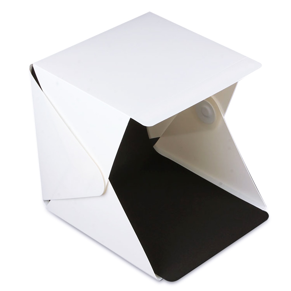 Mini caja de estudio fotográfico plegable, Fondo de fotografía con caja de luz integrada, tienda de iluminación LED para fotografía