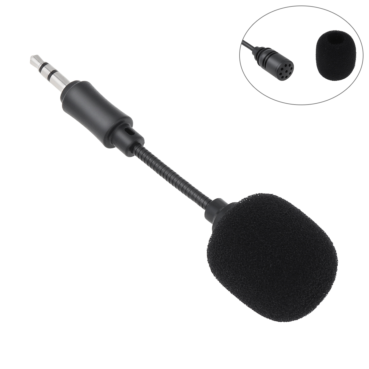 Mini micrófono de 3,5mm, 2 polos/3 polos/4 polos, micrófono Flexible para juegos, pluma para tarjeta de sonido/PC/portátil
