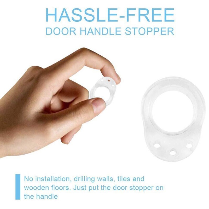 -transparante silicagel deurbuffer wandbeschermers deurgreepbumpers voor deurstopper deurstop 10 stuks