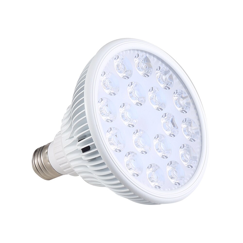 Bombilla de terapia de luz LED roja E27, 630nm, 660nm, 54W, lámpara de terapia de infrarrojo cercano, Bombilla de cultivo de luz roja