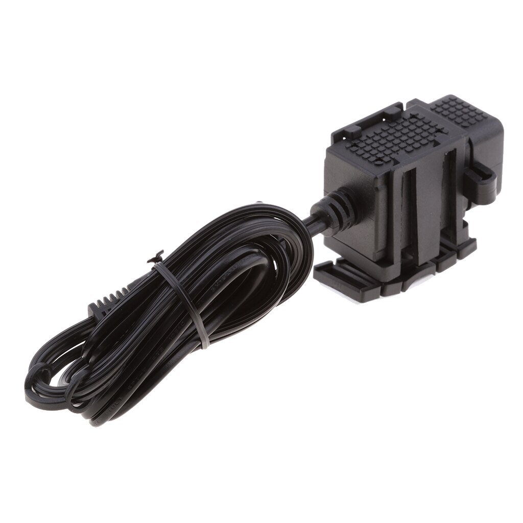 Waterdichte Sae Naar Usb-kabel Adapter 2.1A &amp; 1.0A Dual Usb-poort Stopcontact Voor Motorfiets Smart Telefoon Tablet Gps