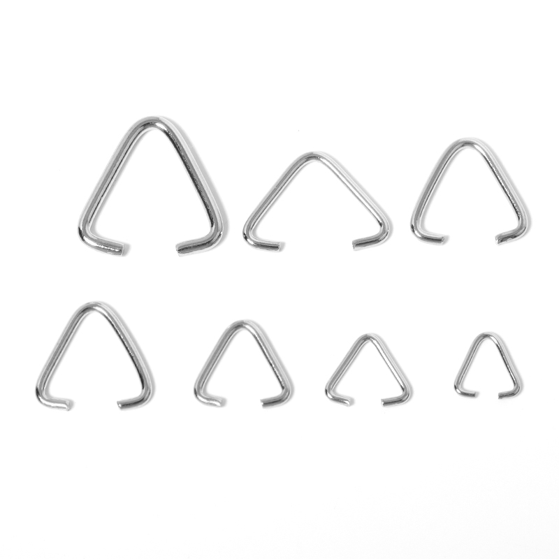 50-200 Stuks Driehoek Loops Ringetjes Multi Size Split Ringen Open Ringen Connectors Sluitingen Haken Voor Sieraden Maken accessoires