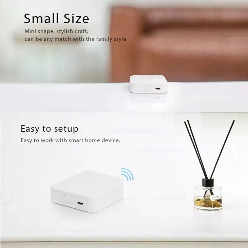 Tuya ZigBee Smart Gateway Hub Smart Home Bridge Tuya Smart Life APP Wireless Remote Controller for All Tuya ZigBee 3.0 Smart Pro