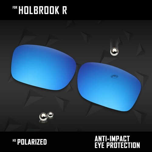 OOWLIT Linsen Ersatz Für Oakley Holbrook R OO9377 Sonnenbrille Polarisierte-Multi Farben: Eis Blau