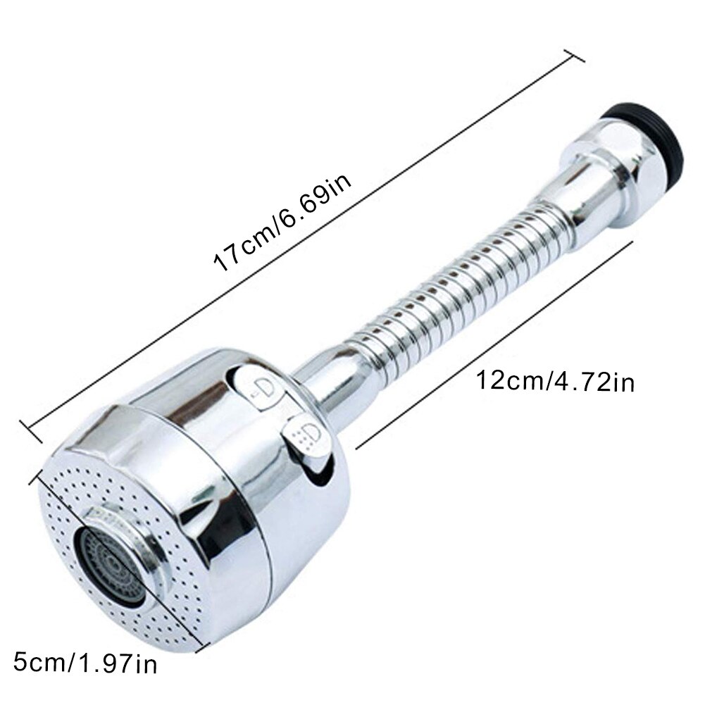 360 gradi girevole rubinetto della cucina aeratore regolabile Dual Mode spruzzatore filtro diffusore risparmio idrico ugello rubinetto connettore