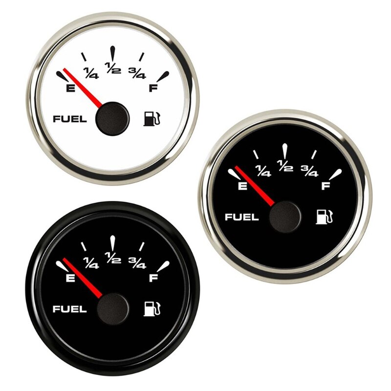 Marine Brandstofmeter Boot Gas Tank Meter Led Backlight Voor Auto Voertuig