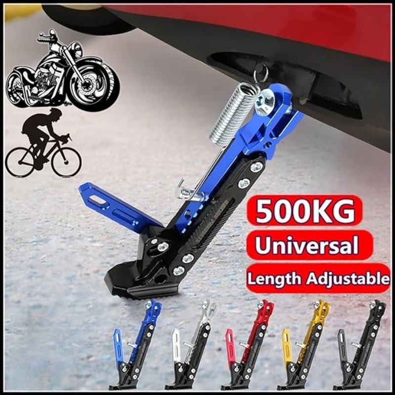 Cavalletto laterale regolabile in metallo per bicicletta da moto cavalletto per moto cavalletto per cavalletto supporto per parcheggio accessori per moto