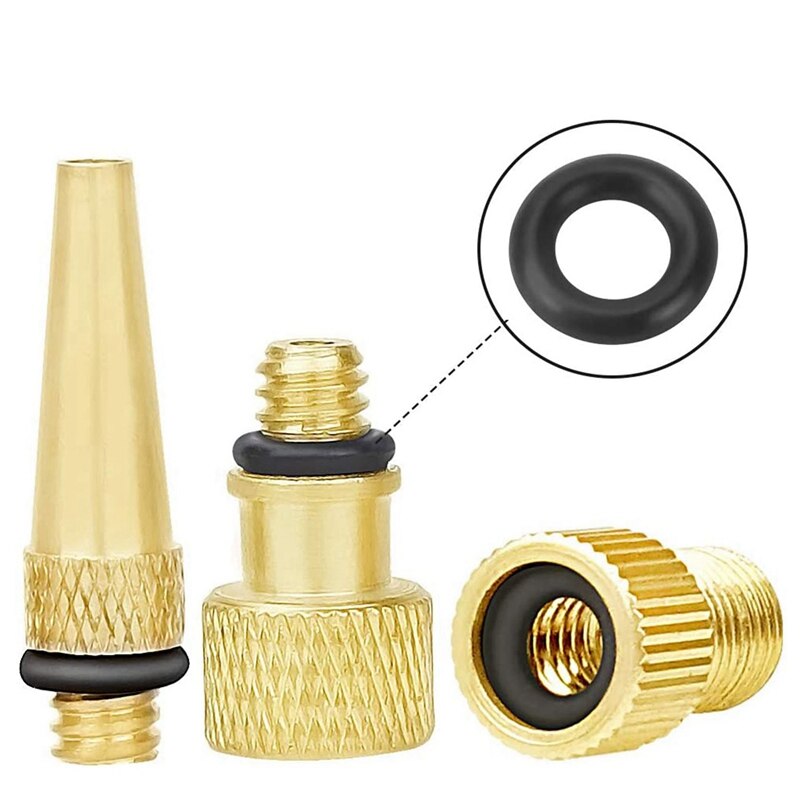 1X Bike Chain Ruler for Measuring Chain Wear Degree & 1Set Valve Adapter, Bike Tire Valve Adapters