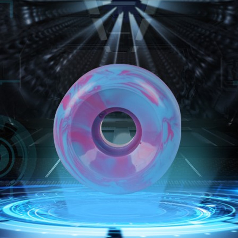 Best Sell 4pcs Skateboard Wheels 100A Double Rocker Wheels 54mm PU Downspeed Sliding Wheels Outdoor Pro Skateboard Grounds