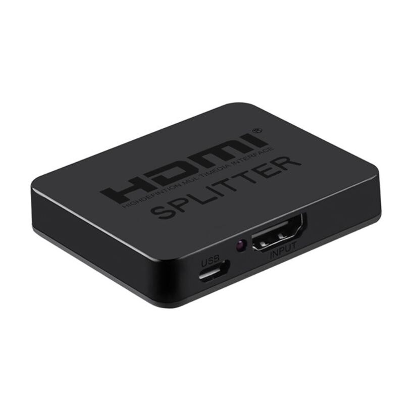 1Set Full 4K Splitter 1X2 3D 1080P 2 Ports Repeater Amplifier Hub Device T5UA