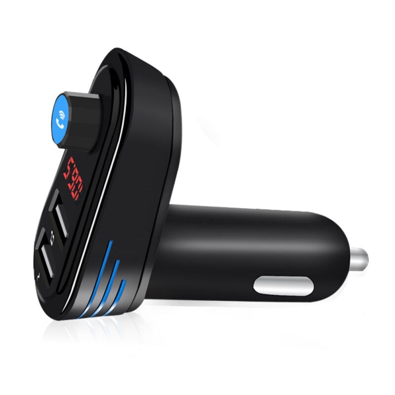 1PCS Bluetooth Handsfree Carkit Draadloze A2DP Auto MP3 Audio Speler Fm-zender Dual USB Car Charger