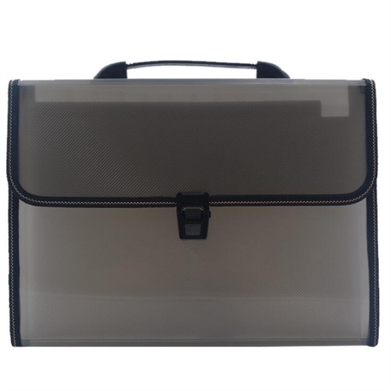 Nowy wielowarstwowy Sztuka przenośny pakiet narządów papier studencki teczka informacje klamra A4 przechowywanie dokumentów 13 w aktówka