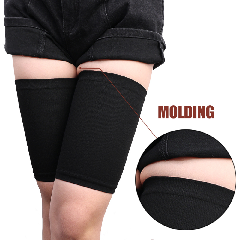 Calzini a compressione attillati sagomati alla coscia Uomini e donne Atleti Prevengono le vene varicose Gambo in nylon Calzini a doppia forma Gamba Sox