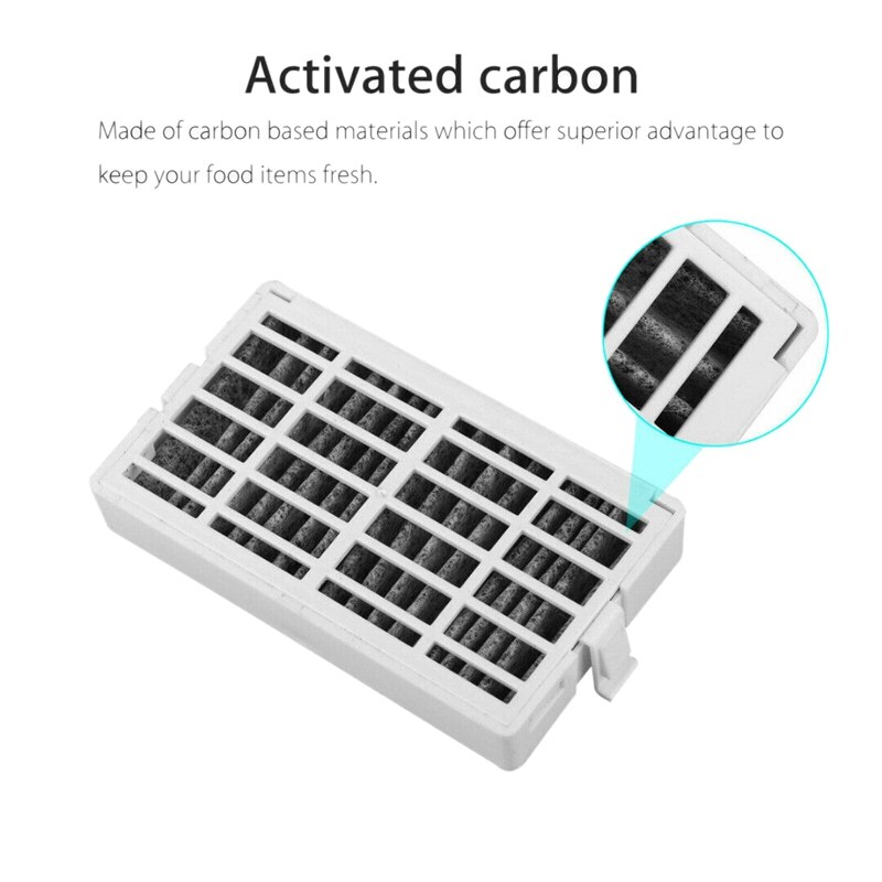 3 pces filtro de ar de substituição para whirlpool w10311524 refrigerador de fluxo fresco